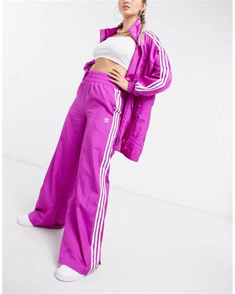 adidas broek roze strepen
